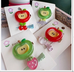 Set Kẹp Mái Trái Cây Táo