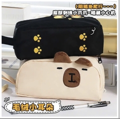 Bóp Viết Capybara-Mèo Đen