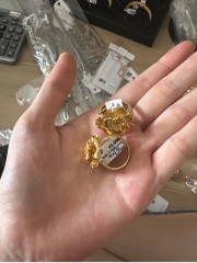 Nhẫn Xi Platin Vàng