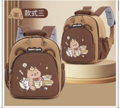 Balo Trẻ Em Capybara Nâu Happy Day