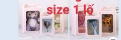 30x20x16 Hộp Quà Hồng Mặt Kính Size Vừa