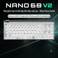 [GROUP BUY] BÀN PHÍM GAMING HE MADLIONS NANO 68 V2