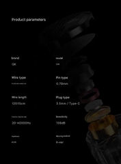 Tai Nghe IEM GK Kunten Large Dynamic Driver 10mm Nghe Tạp