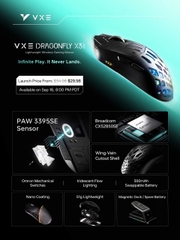[GROUP BUY] CHUỘT GAMING VXE DRAGONFLY X3 SERIES