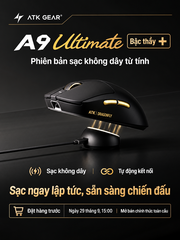 [GROUP BUY] CHUỘT GAMING ATK A9 ULTIMATE+ DOCK SẠC RGB