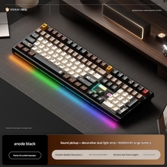 Bàn Phím Cơ WEIKAV NUT108 Nhôm CNC 3 Mode Full Size