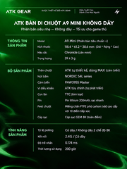 [PRE ORDER] CHUỘT GAMING ATK A9 MINI+ CHRONICLE LIMITED EDITION