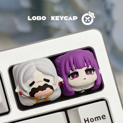 Keycap Artisan Lobo Frieren Pháp Sư Tiễn Táng | Keycap Custom Bàn Phím Cơ Chất Liệu Resin | TTKeyboard