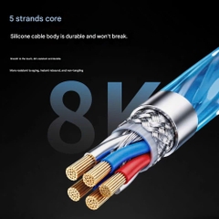 [Group Buy] Dây Cáp Xoay 180 Độ 25cm C to C Hiệu Ứng Follow Light