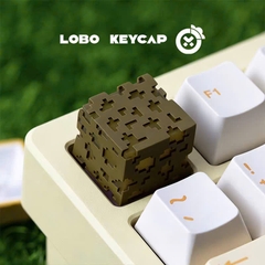 [Group Buy] Keycap Artisan Minecraft Đá Phát Sáng Đèn RedStone