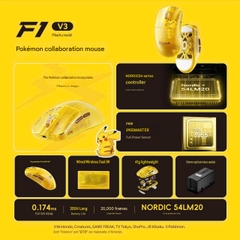 [GROUP BUY] CHUỘT GAMING ATK F1 V3 POKEMON EDITION