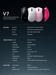 [GROUP BUY] CHUỘT GAMING CÔNG THÁI HỌC MCHOSE V7
