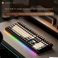 Bàn Phím Cơ WEIKAV NUT108 Nhôm CNC 3 Mode Full Size