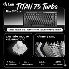 [Group Buy] Bàn Phím Gaming HE Titan75 Turbo RT 0,001mm
