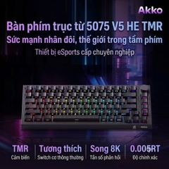 [Group Buy] Bàn Phím Cơ Gaming Akko 5075 V5 HE TMR