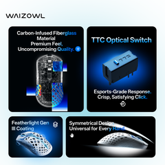 [Group Buy] Chuột Gaming Waizowl Triaina Hiệu Năng Flagship