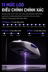 [Đã Đóng Group Buy] Chuột Gaming AKKO V9 Master Cảm Biến PAW3955