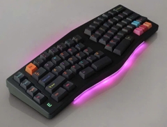 Bàn Phím Cơ Alice MMD EIF68 Ergo Tặng Kèm Kê Tay