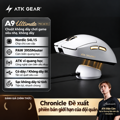 [GROUP BUY] CHUỘT GAMING ATK A9 ULTIMATE+ DOCK SẠC RGB