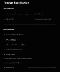 [Group Buy] Chuột Gaming Không Dây Ultra 07 Module Lắp Ghép