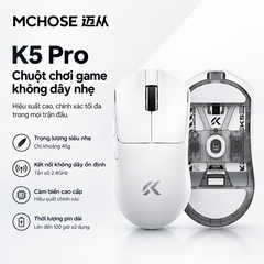 [GROUP BUY] CHUỘT GAMING MCHOSE K5 SERIES THIẾT KẾ HOLLOW ĐÁY