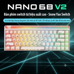 [GROUP BUY] BÀN PHÍM GAMING HE MADLIONS NANO 68 V2