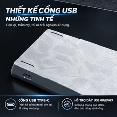[GROUP BUY] VỎ CASE BÀN PHÍM NHÔM CNC LÔNG VŨ CHUẨN GH60