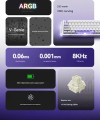 [Group Buy] Bàn Phím Gaming VGN Flash68 HE Rapid Trigger 3 Core MCU