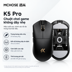 [GROUP BUY] CHUỘT GAMING MCHOSE K5 SERIES THIẾT KẾ HOLLOW ĐÁY