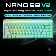 [GROUP BUY] BÀN PHÍM GAMING HE MADLIONS NANO 68 V2