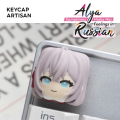 Keycap Artisan LOBO Arya - Arya bàn bên trêu ghẹo tôi bằng tiếng Nga - Roshidere