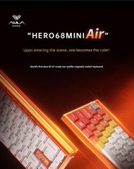 [Đã Đóng GB] Bàn Phím Gaming Low Profile Aula Hero68 Mini Air