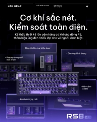 [GROUP BUY] BÀN PHÍM GAMING KHÔNG DÂY ATK RS8 NEO 8K POLLING RATE