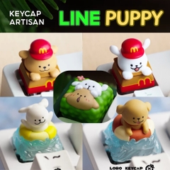 Keycap Artisan LOBO Line Puppy - Sticker Line