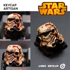 Keycap Artisan LOBO Stormtrooper Skull - Star Wars