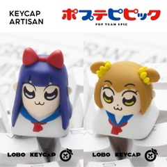 Keycap Artisan LOBO Pop & Pipi - Pop Team Epic