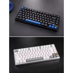 Bàn Phím Cơ Không Dây AL75 Nhôm CNC Anode 3 Mode- Mạch Xuôi - Led RGB - Hotswap 5 Pin - Badget Mạ Vàng 18K - TTKeyboard