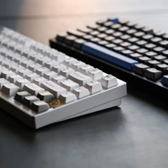 Bàn Phím Cơ Không Dây AL75 Nhôm CNC Anode 3 Mode- Mạch Xuôi - Led RGB - Hotswap 5 Pin - Badget Mạ Vàng 18K - TTKeyboard
