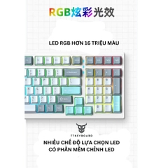[Hỏa Tốc]Bàn Phím Cơ Bluetooth Xinmeng X98 PRO - Led RGB - Led Viền - Hotswap 5 Pin - Mạch Xuôi - Full Foam - TTKeyboard