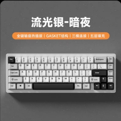 [Sẵn Hàng Hỏa Tốc] Bàn Phím KIT LUCKY65 - Nôm CNC - 3 Mode Kết Nối - Tạ Đáy - Hotswap - Mạch Xuôi - Led RGB - TTKeyboard