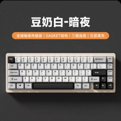 [Sẵn Hàng Hỏa Tốc] Bàn Phím KIT LUCKY65 - Nôm CNC - 3 Mode Kết Nối - Tạ Đáy - Hotswap - Mạch Xuôi - Led RGB - TTKeyboard
