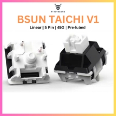 [Hỏa Tốc] Swtich Bàn Phím Cơ BSUN Taichi V1 - Linear - 5 Pin - 45G - Công Tắc Phím Cơ - TTKeyboard