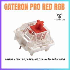 [Hỏa Tốc] Switch Gateron Milky Yellow Pro| Gateron Red Pro | Âm Trầm | Dùng Cho Bàn Phím Cơ | TTKeyboard