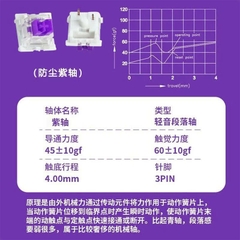 [Hỏa Tốc] Switch Bàn Phím Cơ Outemu Red Blue Brown Purple 3 Pin | Liear Tactile Clicky | Công Tắc Bàn Phím Cơ TTKeyboard