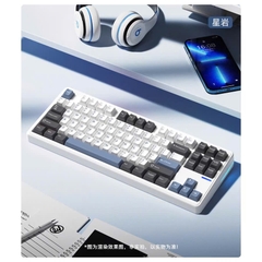 [Hỏa Tốc] Bàn Phím Cơ Riccks RS8 | 3 Mode| Led Viền| Keymap VIA/QMK| Hotswap Mạch Xuôi| Led RGB| TTKeyboard