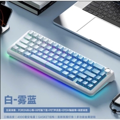 [Hỏa Tốc] Bàn Phím Cơ Không Dây Weikav WK68 | 3 Mode | Mạch Xuôi | Núm Vặn Kim Loại | Led RGB | Led Viền | TTKeyboard