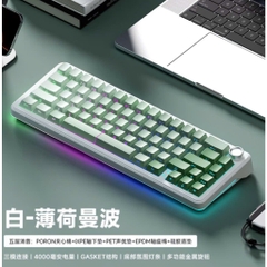 [Hỏa Tốc] Bàn Phím Cơ Không Dây Weikav WK68 | 3 Mode | Mạch Xuôi | Núm Vặn Kim Loại | Led RGB | Led Viền | TTKeyboard