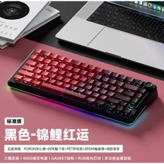 [Hỏa Tốc] Bàn Phím Cơ Không Dây WEIKAV WK75 | 3 Mode | Màn Hình TFT | Led Gầm| Mạch xuôi | LED RGB | TTKeyboard