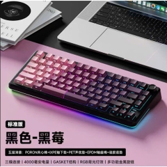 [Hỏa Tốc] Bàn Phím Cơ Không Dây WEIKAV WK75 | 3 Mode | Màn Hình TFT | Led Gầm| Mạch xuôi | LED RGB | TTKeyboard