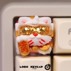 [Hỏa Tốc] Keycap Artisan Lucky Cat | Keycap Custom Bàn Phím Cơ Chất Liệu Resin Cao Cấp | Chính Hãng Lobo | TTkeyboard